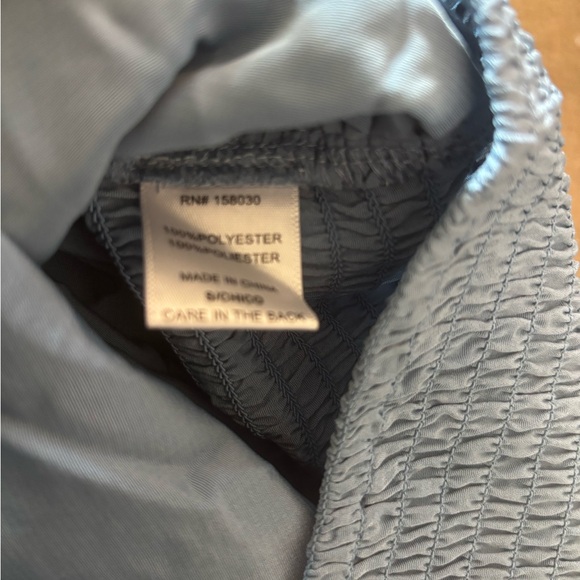 Ruched Blue Dress - Picture 5 of 7